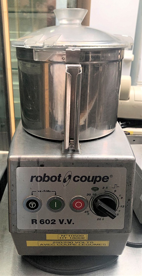 COMBINÉ CUTTER COUPE-LÉGUMES ROBOT COUPE - R602V.V. - cuve inox 7l